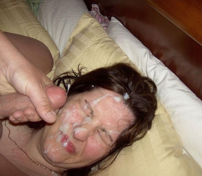 Wife taking facial